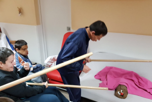 Caga tió 2017 a Les Hortènsies