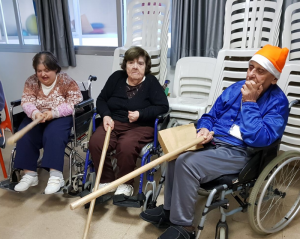 Caga tió 2017 a Les Hortènsies