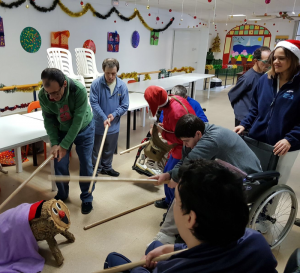 Caga tió 2017 a Les Hortènsies