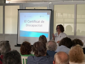 Xerrada sobre el certificat de discapacitat