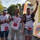 Els residents de Les Hortènsies a la cursa del Poble Nou