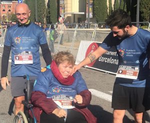 Residents de Les Hortènsies a la cursa Jean Bouin